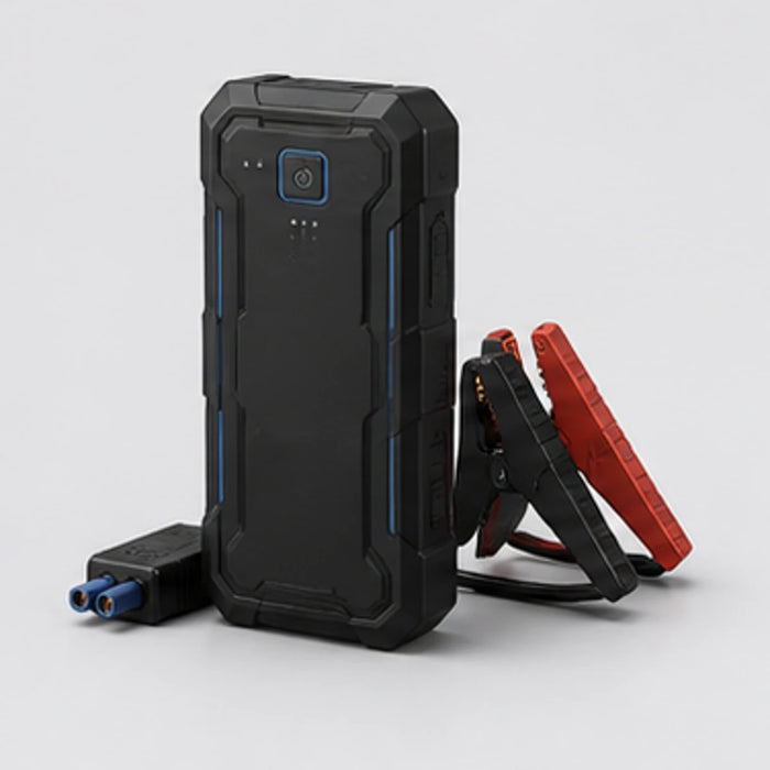 Noviquieo RoadVolt Jump Starter Pack in Noviquieo graphite tech product photography